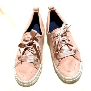 Sperry Pink Canvas Tennis Shoes
